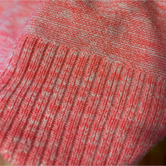 Aritzia Pink Hooded Knit Salt & Pepper Sweater - Picture 5 of 5